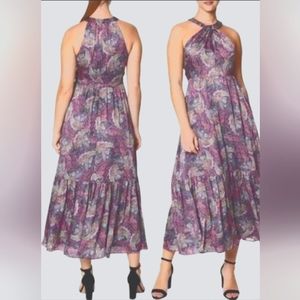 LAUNDRY by Shelli Segal Halter Neck Dress